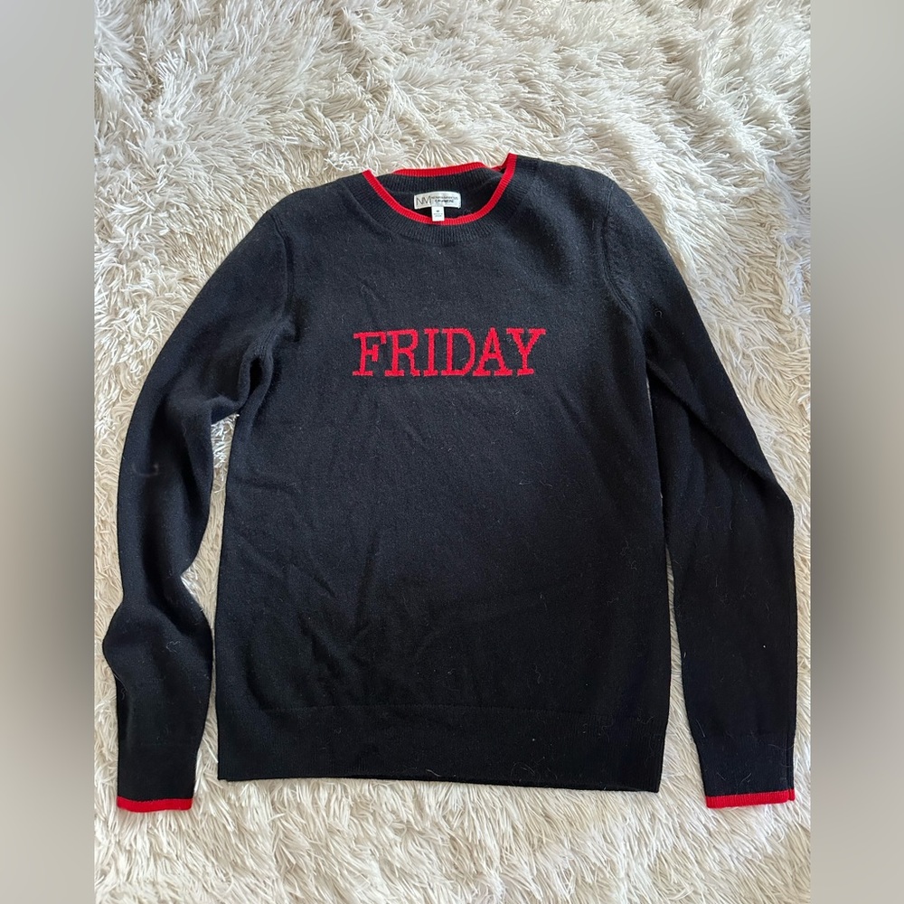 Neiman Marcus 100% Cashmere Collection Friday Sweater